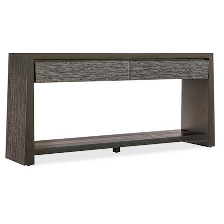 Hooker Furniture Commerce and Market 76" Wide Oak Table Dark Wood / Gray