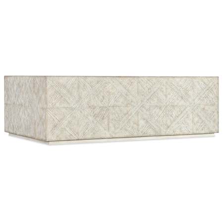 Hooker Furniture Commerce and Market 54" Wide Pine Table White