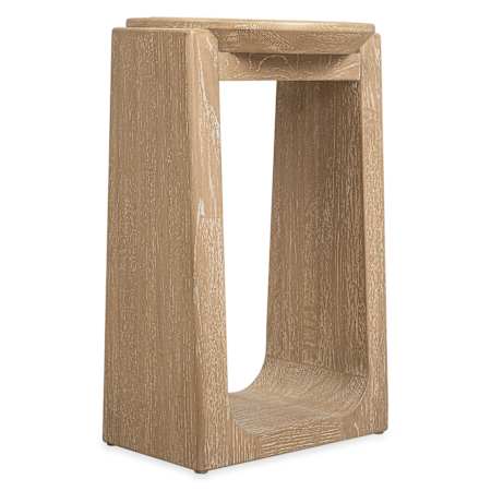 Hooker Furniture Commerce and Market 15" Wide Marble and White Oak Table Desert Oak / Beige Marble