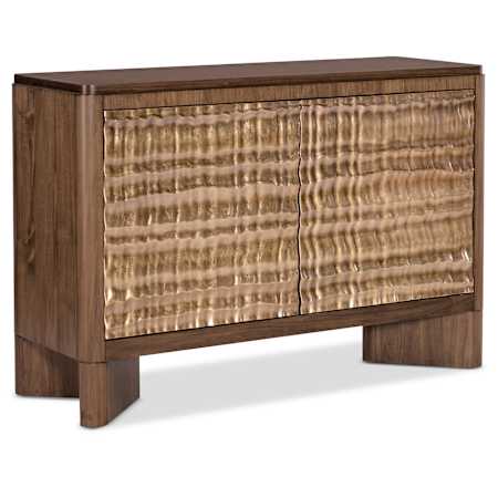 Hooker Furniture Eleana 50" Wide Two Door Chest Light Caramel / Sunlight Bronze