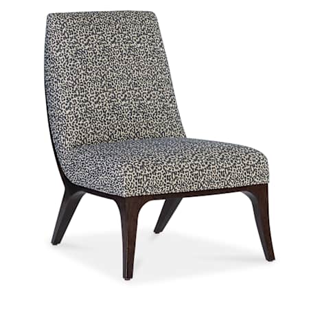 Hooker Furniture Bella 26" Wide Fabric Accent Chair Caviar / Merrimac Ebony