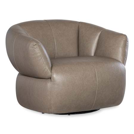 Hooker Furniture Aria 38" Wide Leather Accent Chair Juntington Morrison