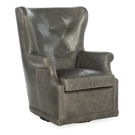 Hooker Furniture Mai 31" Wide Swivel Leather Accent Chair Bellaire Graige