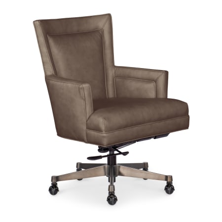 Hooker Furniture Rosa 26" Wide Leather Executive Swivel Office Chair Gunmetal / Aspen Lenado