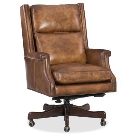 Hooker Furniture Beckett 26" Wide Leather Office Chair with Nailhead Trim Checkmate Pawn