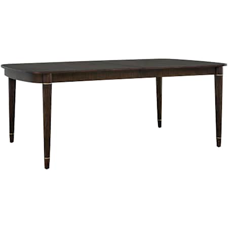 Hooker Furniture Asher Park 117" Wide Wood Top Wood Veneer Table Piano Brown