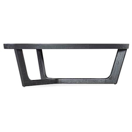 Hooker Furniture Remi 53" Wide Oak and Veneer Coffee Table Black