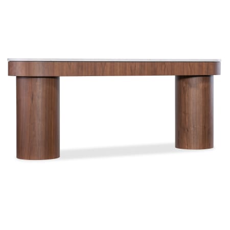 Hooker Furniture Vana 69" Wide Marble Top Sofa Table Medium Walnut / Marble