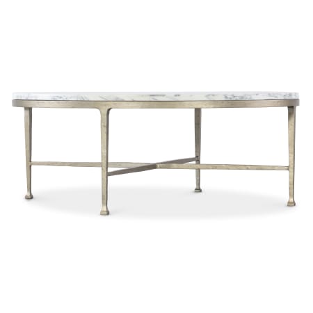 Hooker Furniture Jules 42" Diameter Marble Top Iron Coffee Table Marble / White / Gray / Gold
