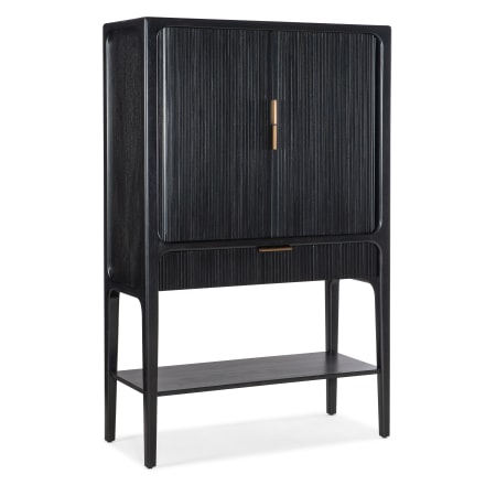 Hooker Furniture Archer 45" Wide 1 Drawer Mahogany Accent Cabinet Black / Gold