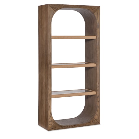 Hooker Furniture Nevis 36" Wide 3 Shelf Oak Veneer Bookcase Medium Oak