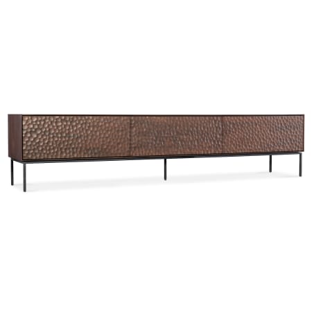 Hooker Furniture Arun 96" Wide 3 Door Mahogany Media Cabinet with 3 Electrical Outlets Dark Mahogany