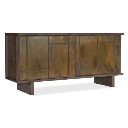 Hooker Furniture Shoji 72" Wide Oak Veneer Accent Cabinet Dark Wood