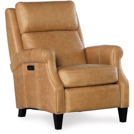 Hooker Furniture Hurley 31" Wide Metal Framed Leather Recliner Chair Saddlebag Coin