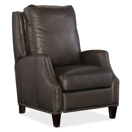 Hooker Furniture Kerley 31" Wide Traditional Finished Leather Manual Push-Back Recliner Sarzana Castle