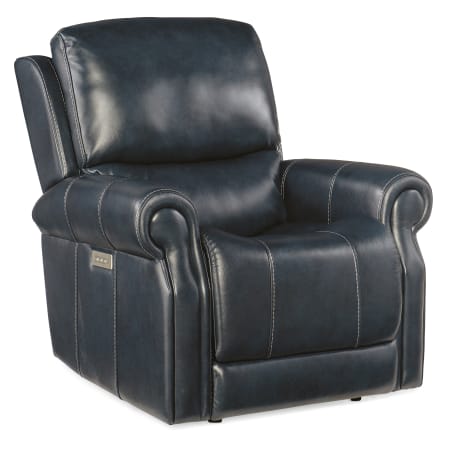 Hooker Furniture Eisley 39" Wide Leather Club Power Recliner with Adjustable Lumbar Sorrento Night Seas