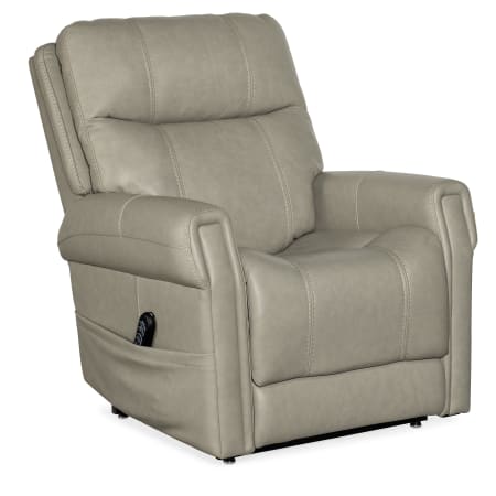 Hooker Furniture 34" Wide Leather Recliner Table Gray