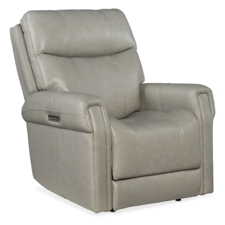 Hooker Furniture Carroll 34" Wide Leather Power Recliner with Power Headrest and Lumbar Milton Fog