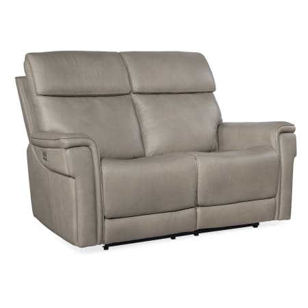 Hooker Furniture 66" Wide Leather Sofa Gray