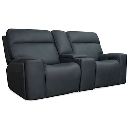 Hooker Furniture Riverton 83" Wide Leather Sofa Dante After Dusk