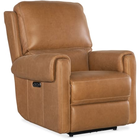 Hooker Furniture Somers 34" Wide Metal Framed Leather Recliner Chair Denver Coffee