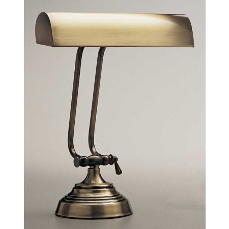 House of Troy 10" Piano Banker's Lamp Antique Brass