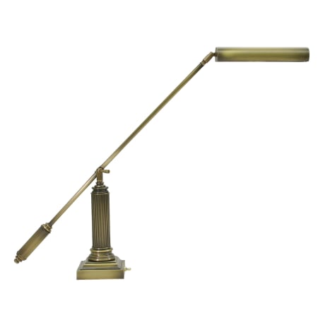 House of Troy Piano Lamp from the Fluorescent Collection Antique Brass