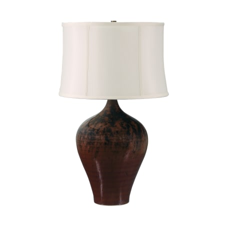 House of Troy Scatchard Single Light 25" High Vase Table Lamp Decorated Red