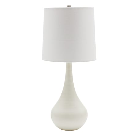 House of Troy Scatchard 22-1/2" Tall Vase Table Lamp White Matte