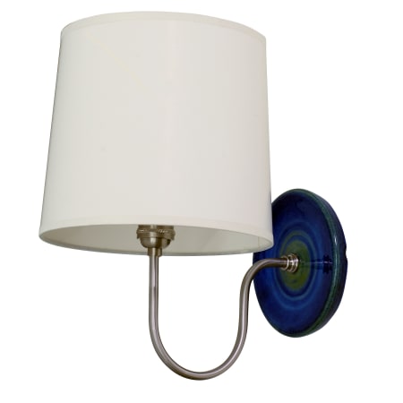 House of Troy Scatchard 1 Light Title 20 Compliant Wall Sconce Blue Gloss