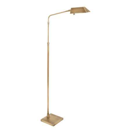 House of Troy Newbury 42" Tall Integrated 3000K LED Adjustable Floor Lamp Antique Brass