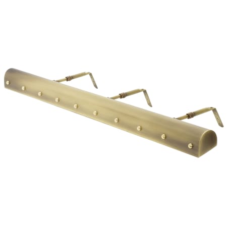 House of Troy Traditional Picture Lights 5 Light 2-1/2" High Picture Light Antique Brass / Polished Brass Accents