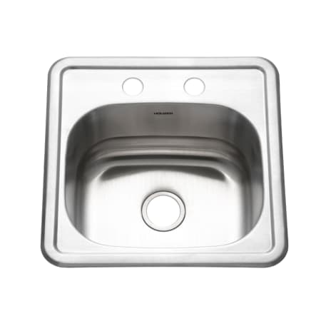 Houzer Hospitality 15" Drop In Single Basin Stainless Steel Bar Sink Stainless Steel