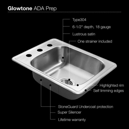 Houzer-A1722-7BS-Sink Specifications