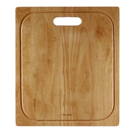 Houzer 12-15/16" x 18-1/2" Rubberwood Cutting Board Tan