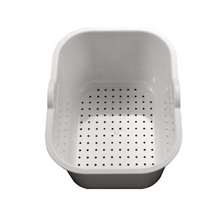 Houzer 11-5/16" x 14-15/16" Plastic Colander White