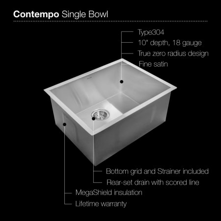 Houzer-CTS-2300-Sink Specifications