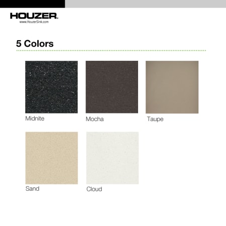 Houzer-G-100-Quartztone Colors