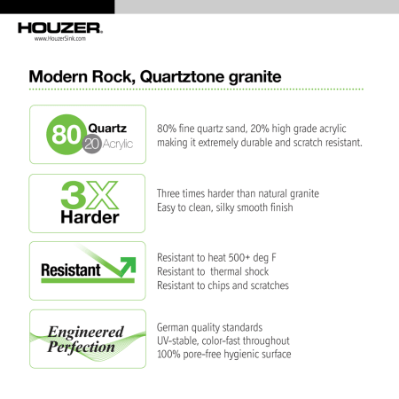 Houzer-P-175-Houzer Quatztone Granite