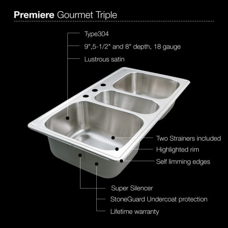 Houzer-PGT-4322-Sink Specifications