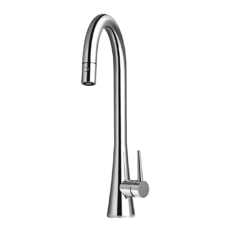 Houzer Soma Pull-Down Kitchen Faucet with CeraDox Lifetime Technology Polished Chrome