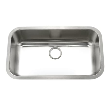 Houzer Eston 32-3/8" Undermount Single Basin Stainless Steel Kitchen Sink Stainless Steel