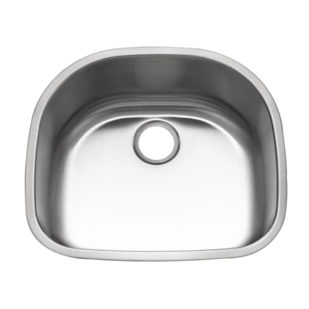 Houzer Eston 23-7/16" Undermount Single Basin Stainless Steel Kitchen Sink Stainless Steel