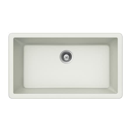 Houzer Quartztone 33" Undermount Single Basin Granite Composite Kitchen Sink Cloud