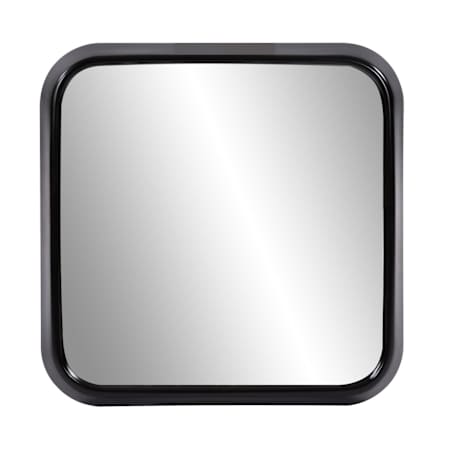 Howard Elliott 16-1/2" Square Polyurethane Framed Accent Mirror Matte Black