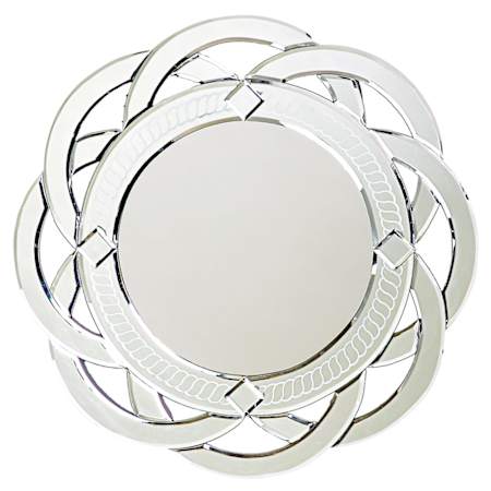 Howard Elliott 20" Diameter Circular Framed Bathroom Mirror N/A