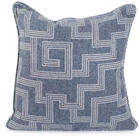 Howard Elliott Mistify 24" x 24" Polyester and Rolefin Covered Polyester Filled Accent Pillow Denim