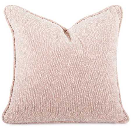 Howard Elliott Subtlety 20" x 20" Polyester and Rolefin Covered Polyester Filled Accent Pillow Blush