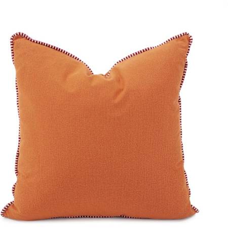 Howard Elliott Sensibility 20" x 20" Polyester and Rolefin Covered Polyester Filled Accent Pillow with Decorative Cording Canyon