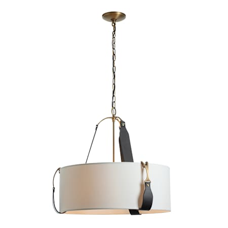 Hubbardton Forge Saratoga 3 Light 26" Wide Pendant Antique Brass